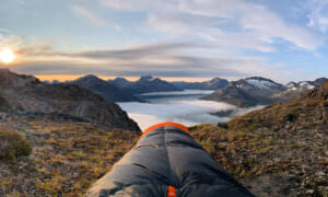 Overnatning på Bjergtop